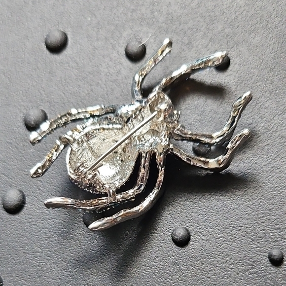 Spider Brooches Set with Gem Accents - Picture 3 of 7